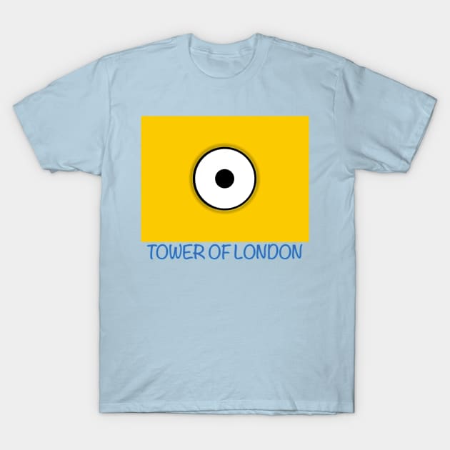 MINI YELLOW LONDON T-Shirt by LuckYA